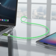 3 in 1 Charging Cable Light Up Fast Charger Multi Charging Cable (1 Pc)