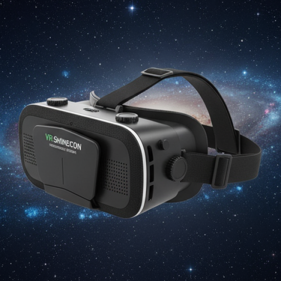 3d VR Headset Compatible with iPhone & Android Virtual Reality VR Goggles For 3D VR Movies Video Games (1 Pc)