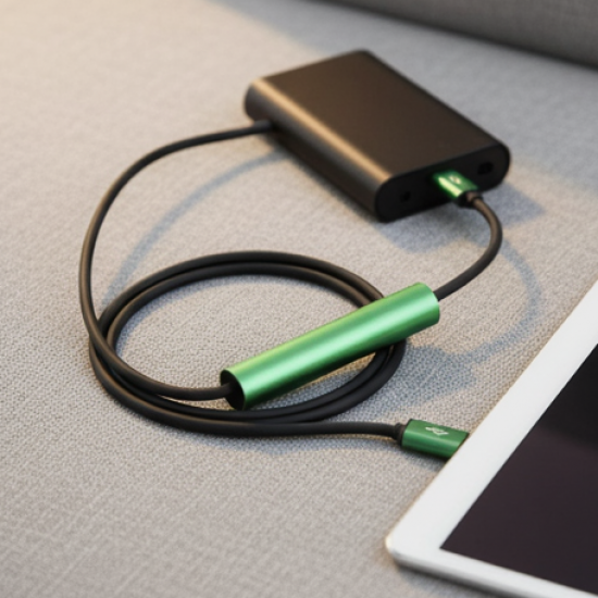 Charging Cable, 3 in 1 Extendable, Data transmit & Charging Cable (1 Pc)