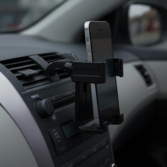 Smartphone Car Holder – Air Vent & Dashboard Bracket (1 Pc)