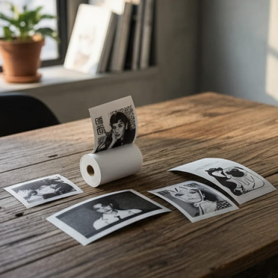 Thermal Printer Paper Roll – Aging Resistant, Fast Color, Portable (1 Pc / Printing Paper Roll)