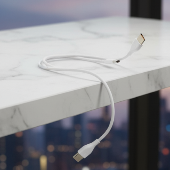 Type C data cable with 3.5 Amp Fast Charging Cable (900 MM / 1 Pc)